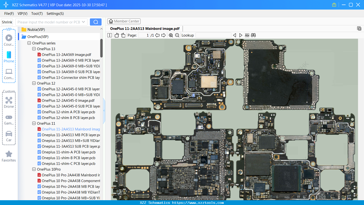 OnePlus 11-2AA513 Mainbord Image